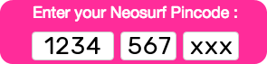 How to input neosurf code